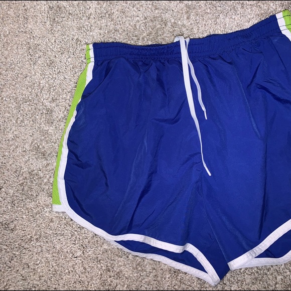 Reebok Dark Blue & Green Athletic shorts size S - Picture 4 of 8